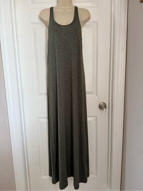 Z Supply XS Charcoal Gray Racerback Sleeveless Maxi Dress